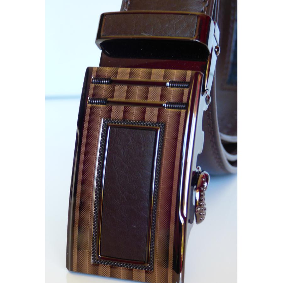 Boucle de ceinture automatique "Chic et Sobre" couleur chocolat