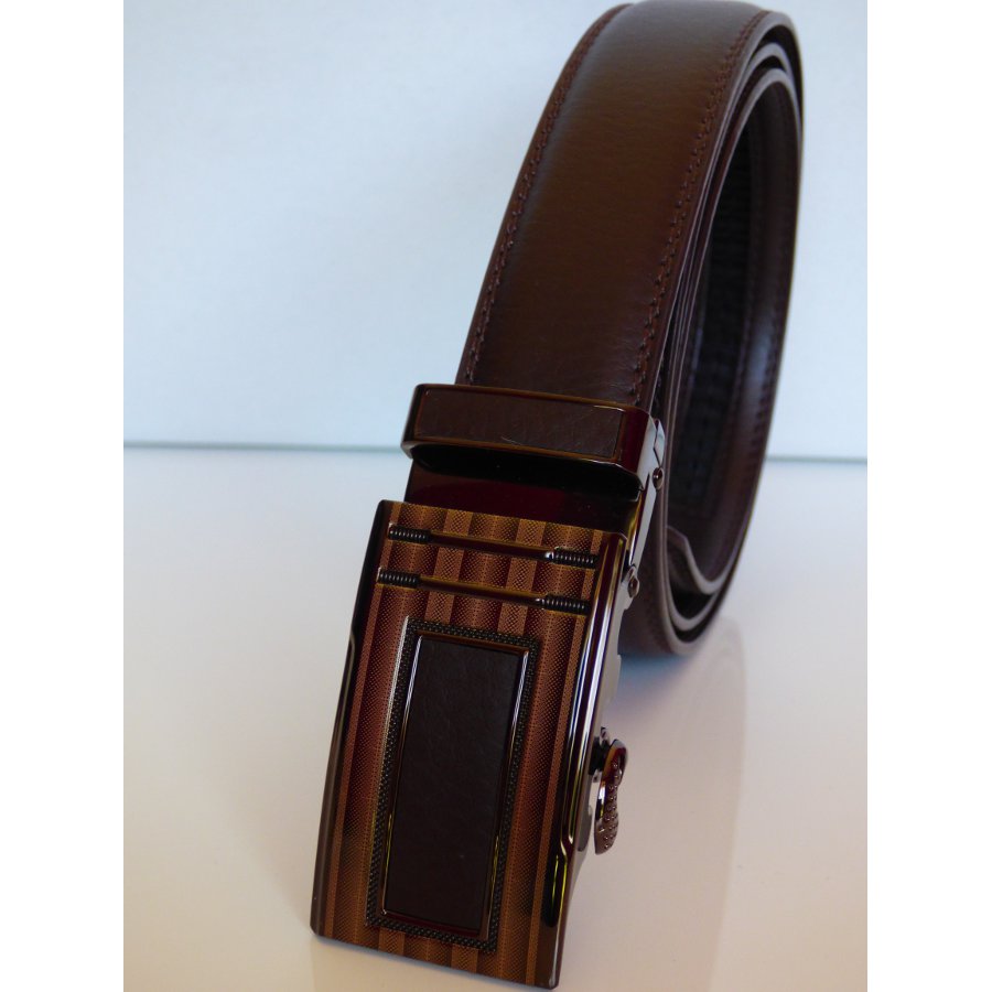 Ceinture automatique "Chic et sobre chocolat"