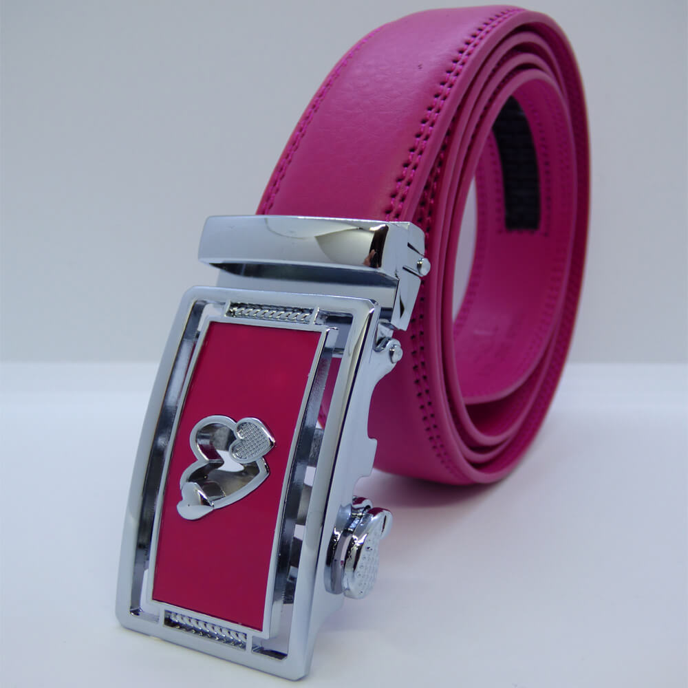 Ceinture automatique Coeur Fushia
