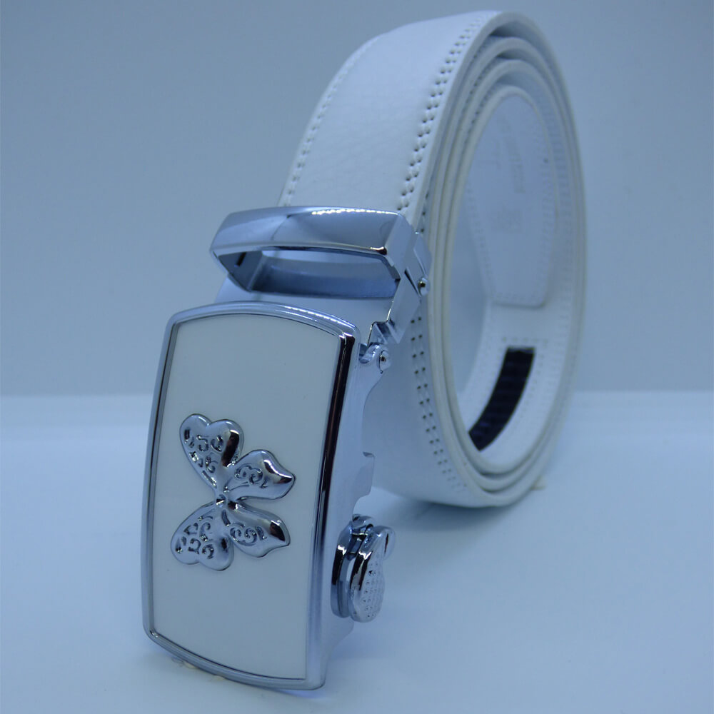 Ceinture automatique Papillon Blanc