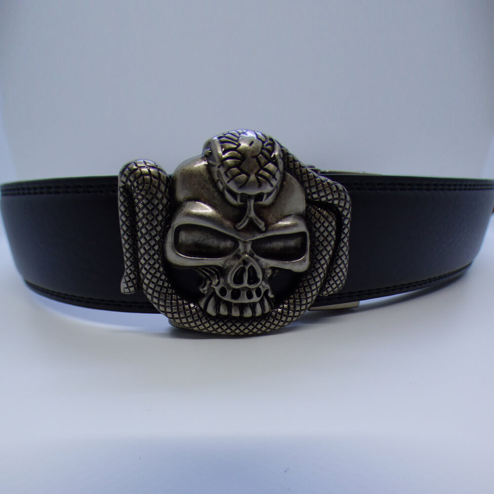 Ceinture automatique modèle Skull Cobra
