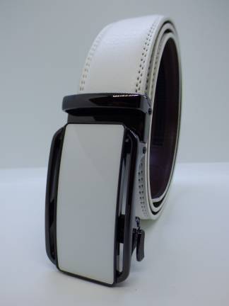Ceinture automatique Blanche 3.5 cm Nouveauté