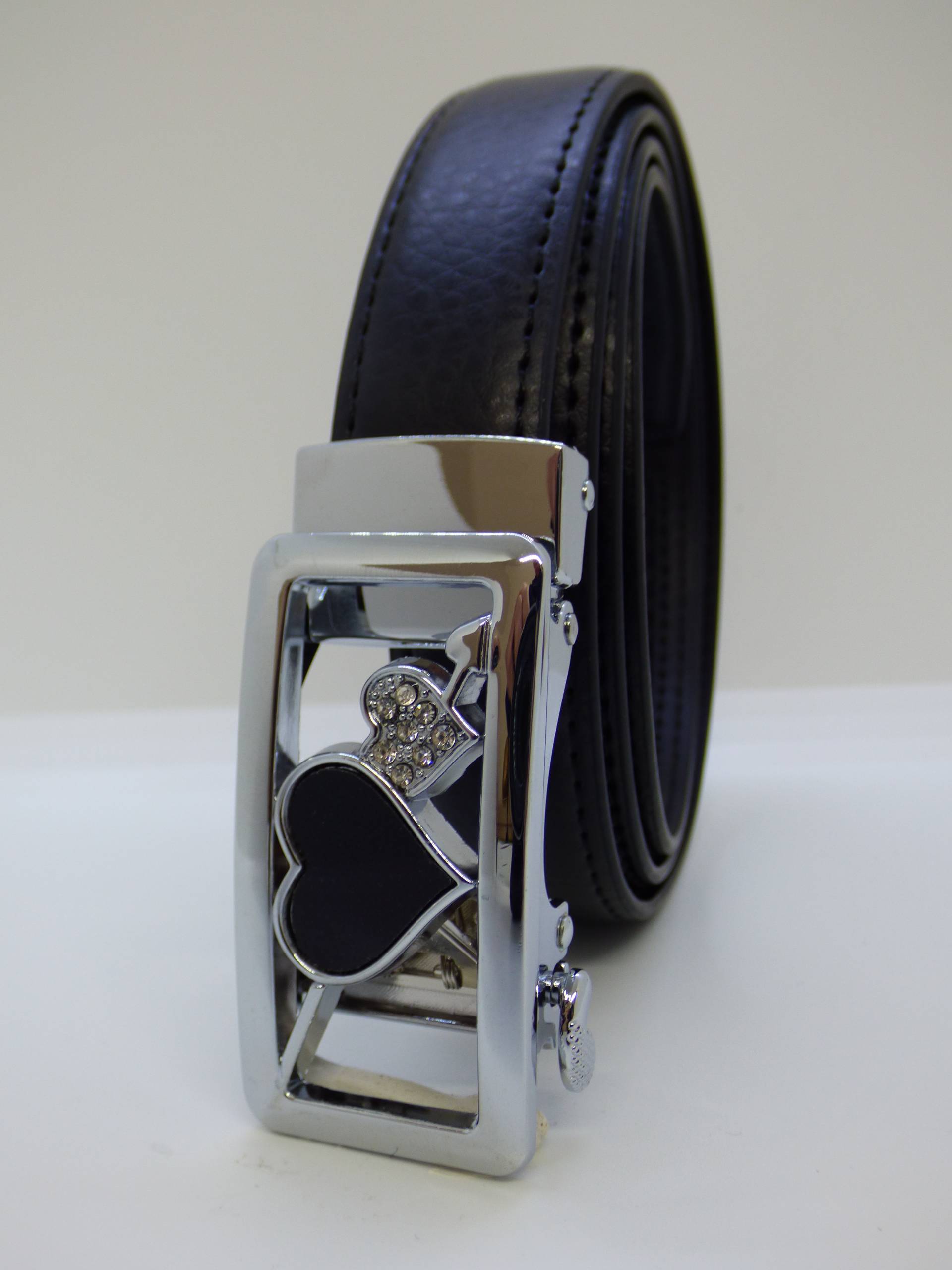 Ceinture automatique Fashion coeur argent<br> Nouveauté – Image 2
