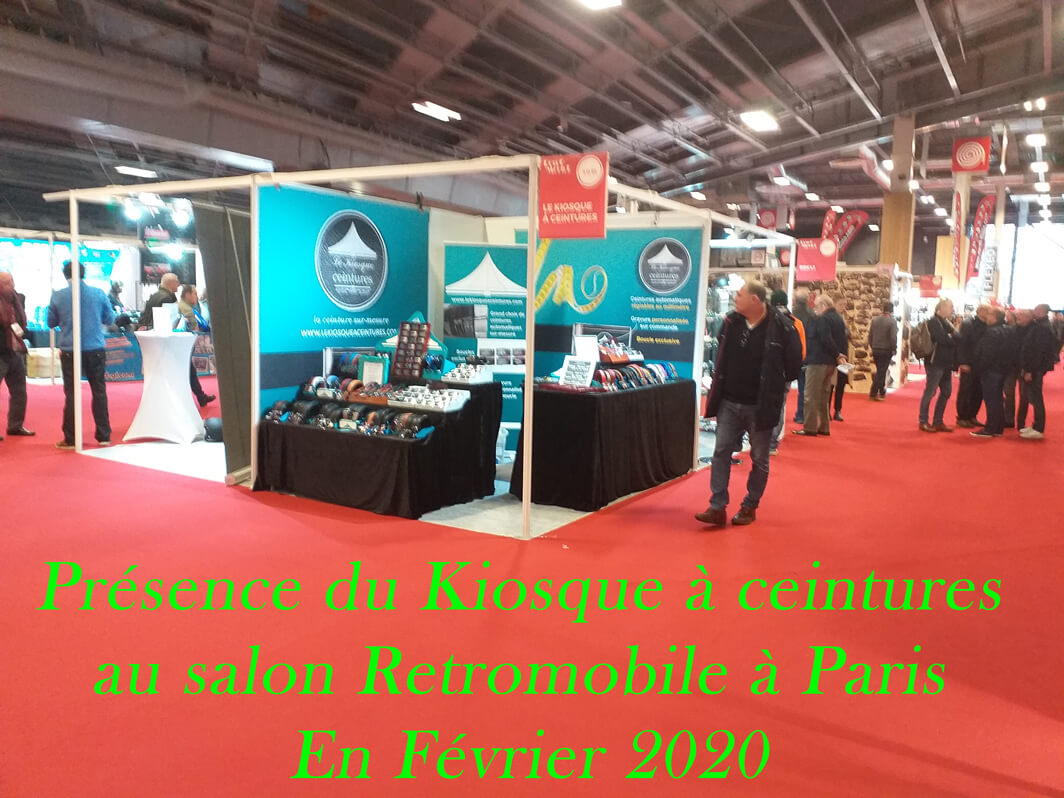 Stand du Kiosque à ceintures Paris 2020