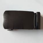 Boucle de ceinture à graver ovalisée brossée