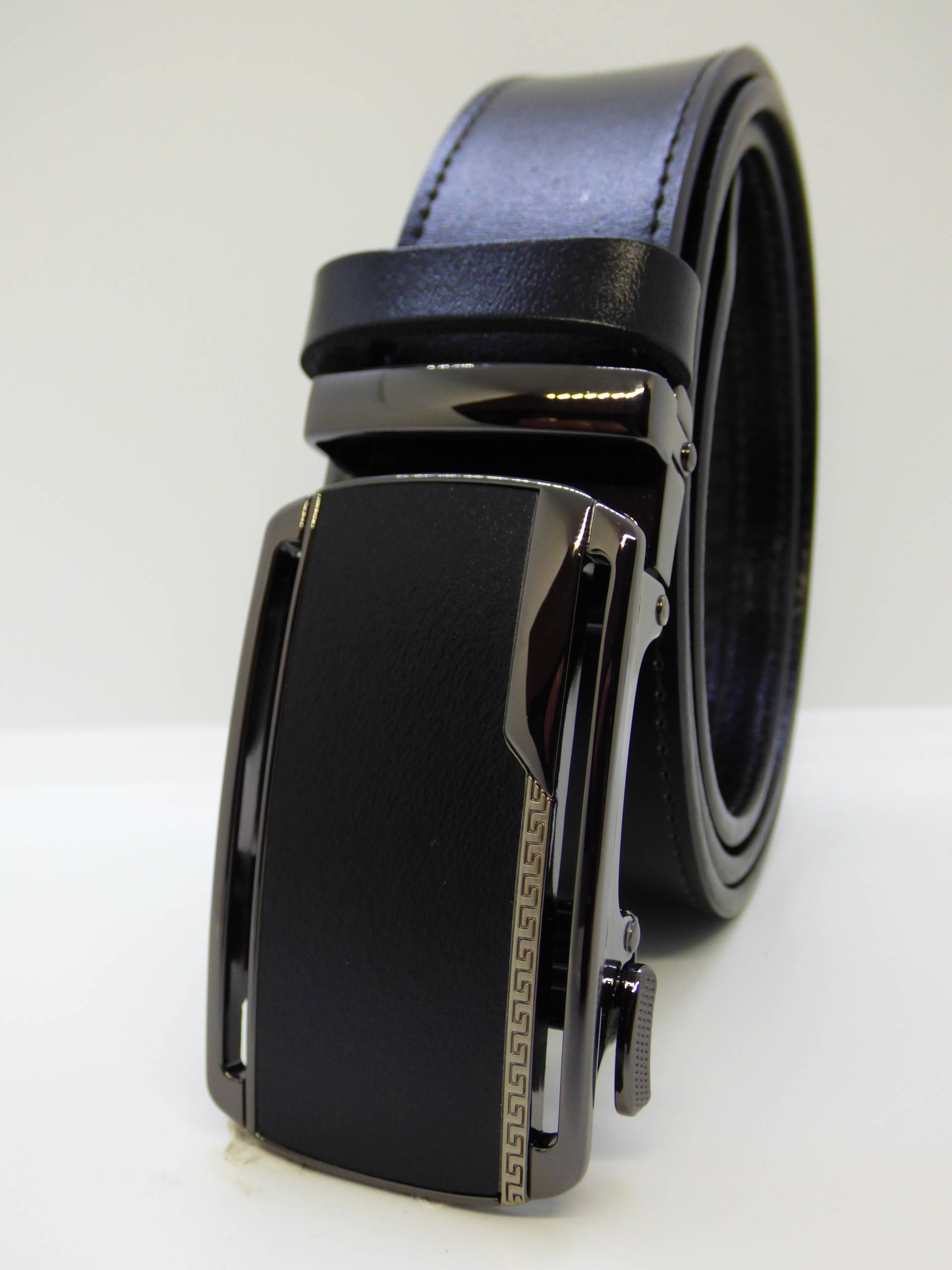 Ceinture automatique en cuir Noire Prestige <br>Nouveauté
